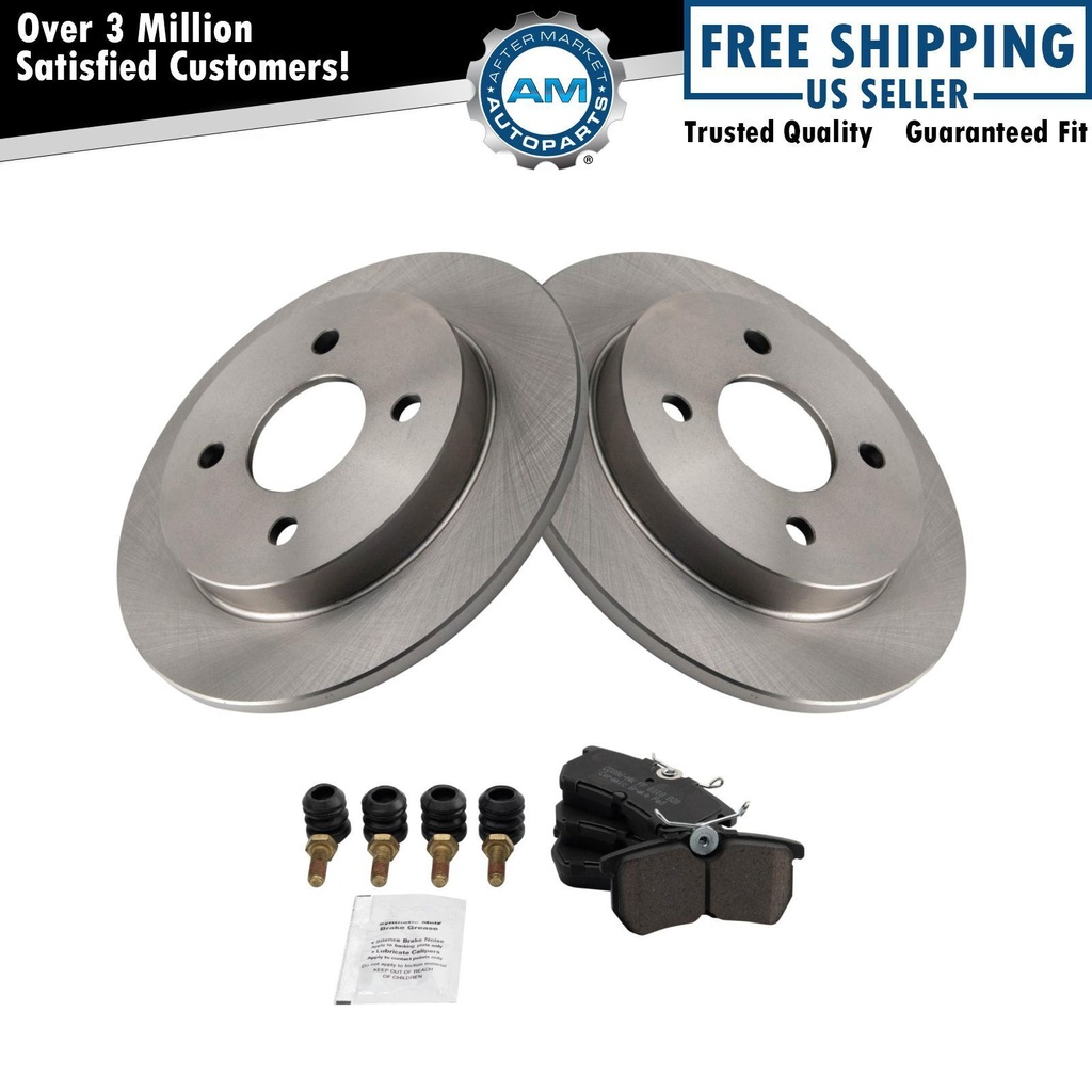 Premium Ceramic freno Pads Rotors Kit Set01-07 Ford Focus