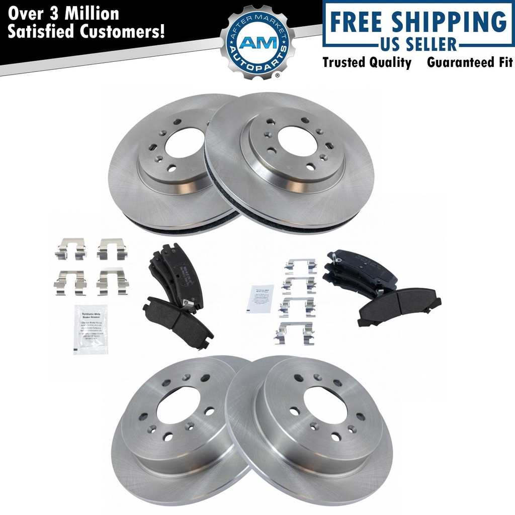 Premium Metallic freno Pad Rotor Kit SetChevy