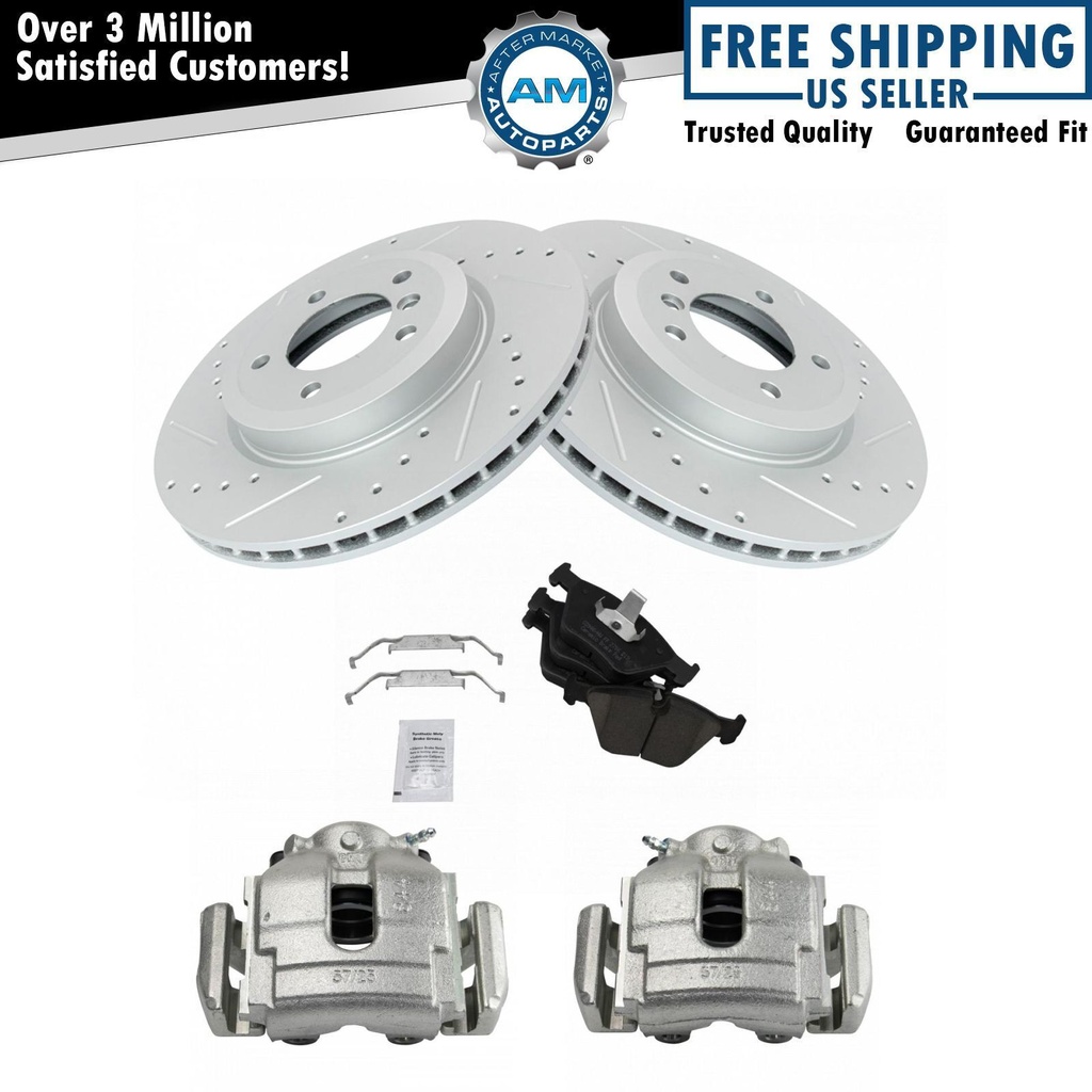 freno Calipers Ceramic Rotors 2001-2006 BMW 330Ci 330i 330xi