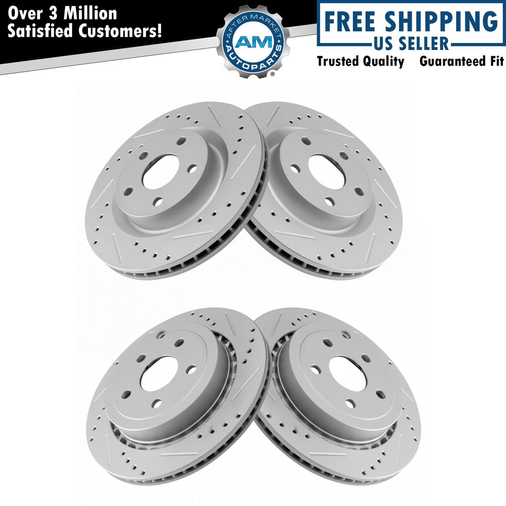 freno Performan Rotor Kit 408-09 Pontiac G8 GT Brand