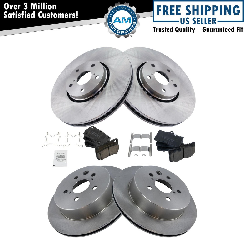 Ceramic Disc freno Pad Rotor Set LH RH SidesGS350 GS450H