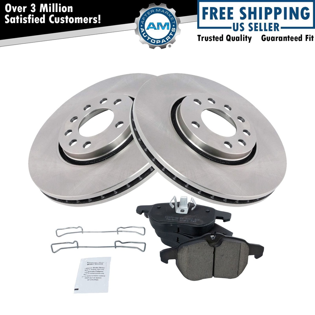 Ceramic Disc freno Pads 11.9 Rotors Kit Saab 9-3