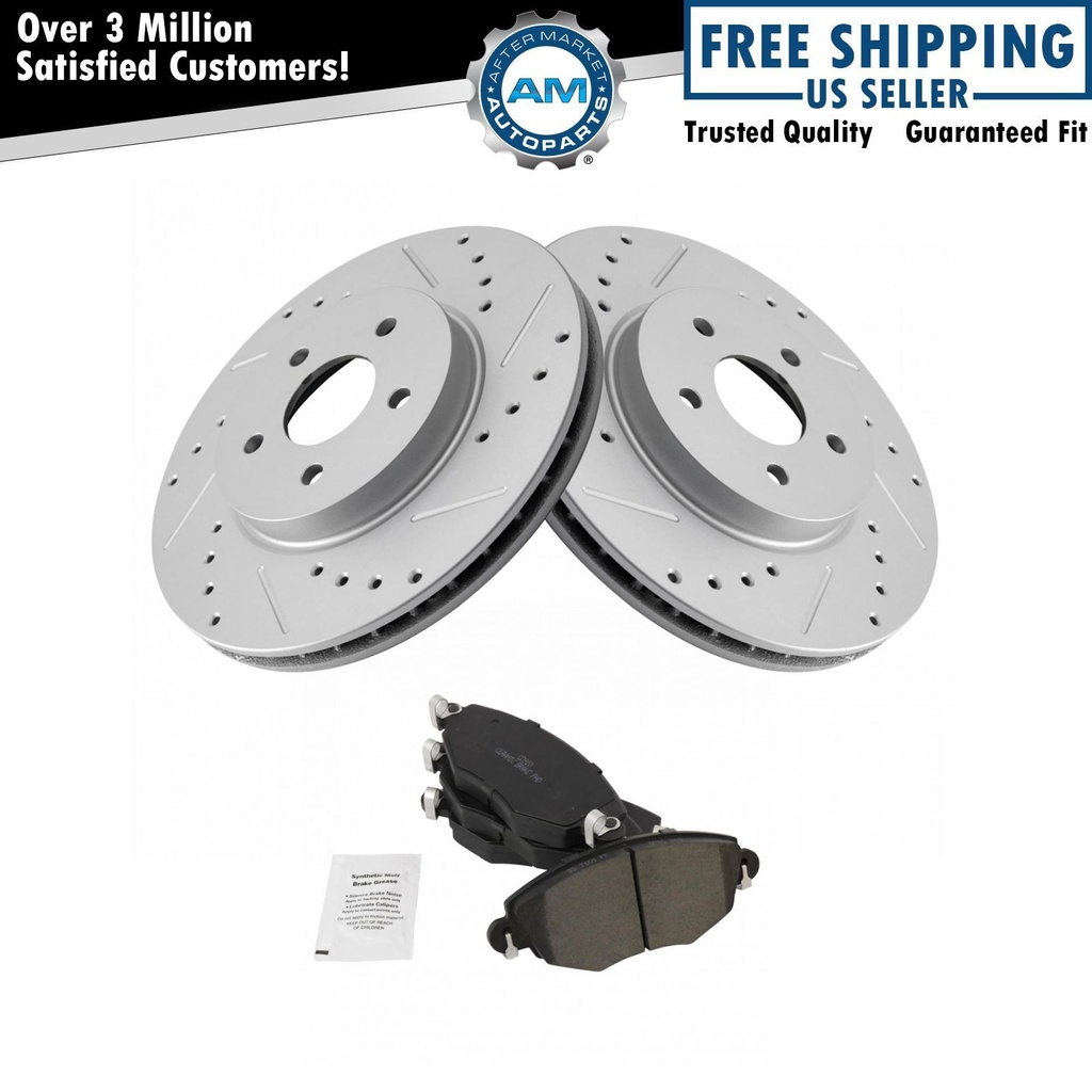 Ceramic freno Pad 2 Performan Rotor Kit02-08 Jaguar X-Type