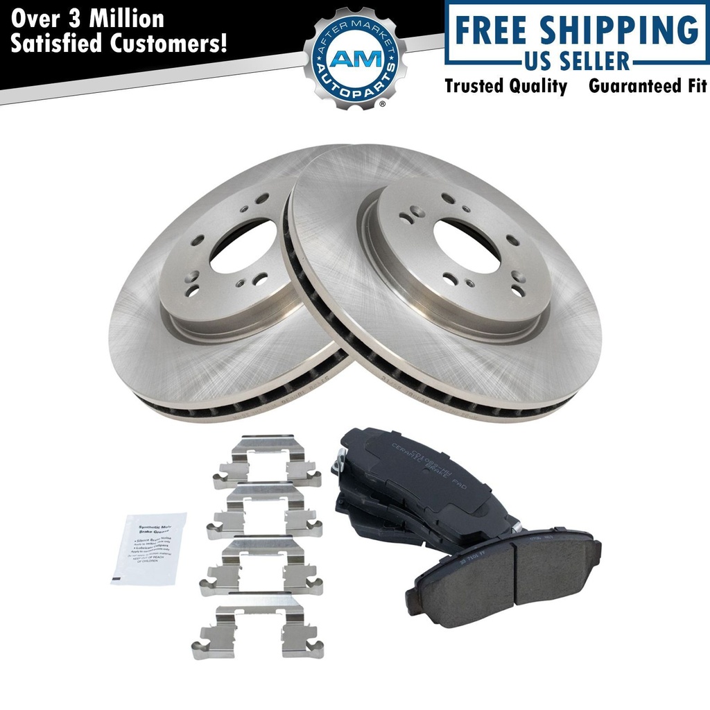 Ceramic freno Pad 2 Rotors Honda CR-V Crosstour RDX