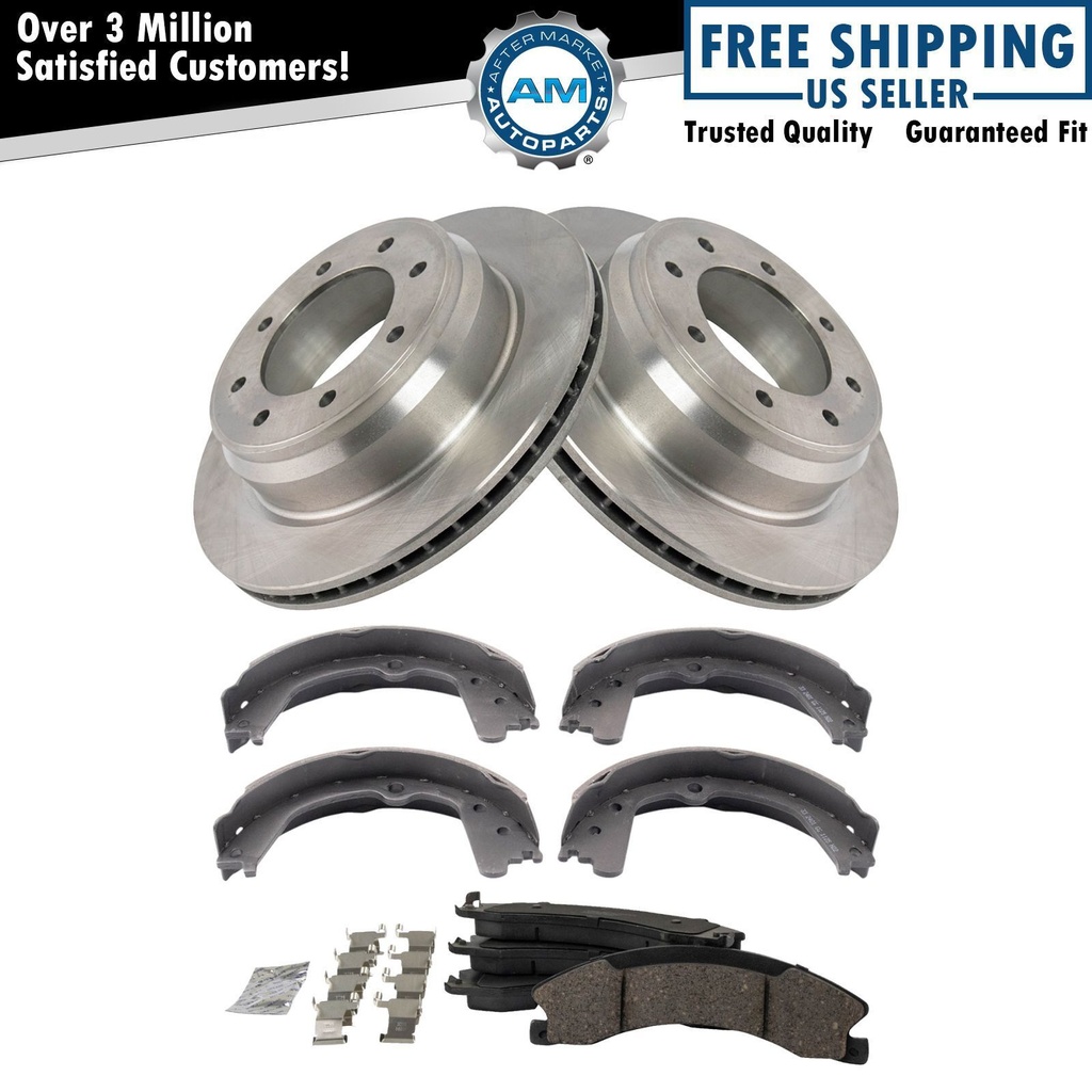 Ceramic freno Pad Rotor 12-2014 Nissan NV1500 NV2500 NV3500