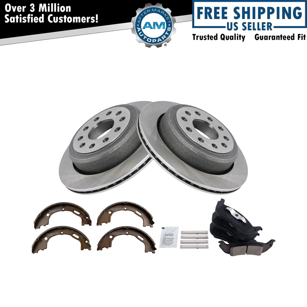 Ceramic freno Pad Rotor Kit Fits 2005-2011 Lincoln Town Car