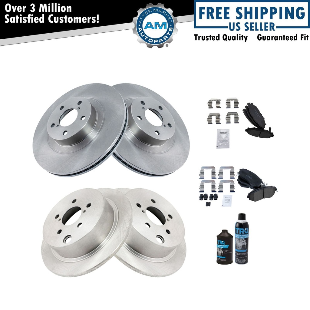 Ceramic freno Pad Rotor Kit w/ChemicalsSubaru