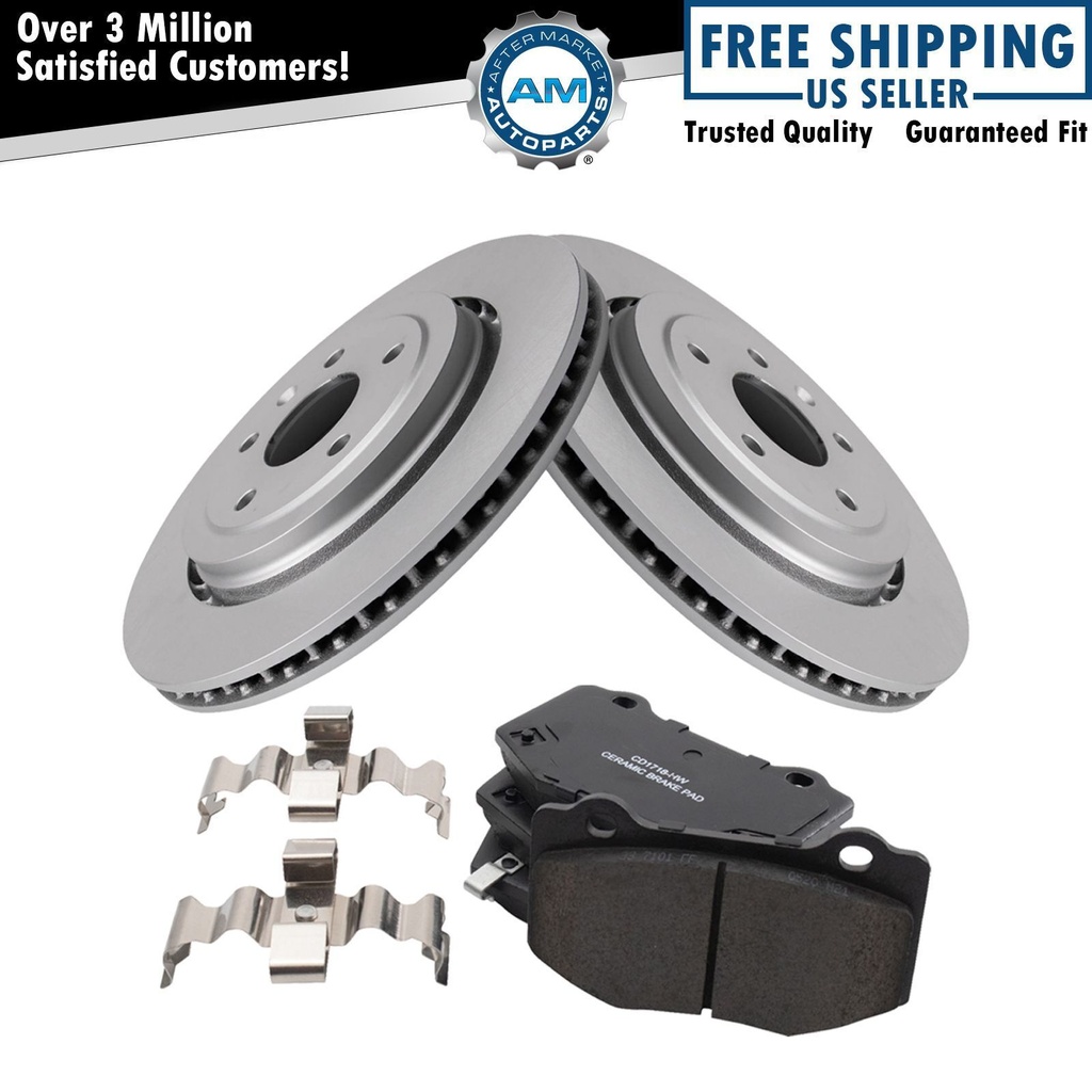Ceramic freno Pads Rotors Kit Fits 14-19 Chevrolet Corvette
