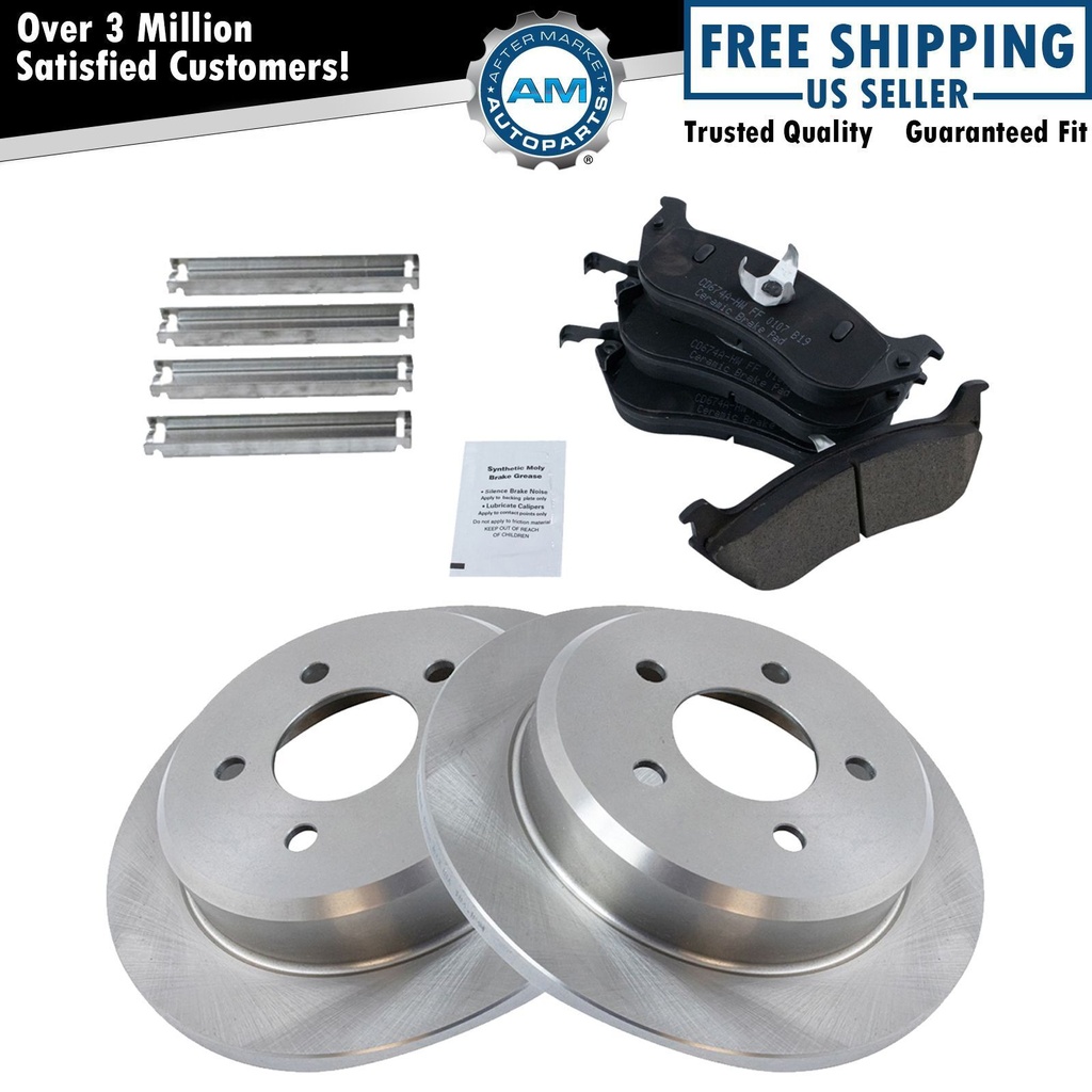 Ceramic freno Pads Rotors Kit96-02 Crown Victoria Town Car