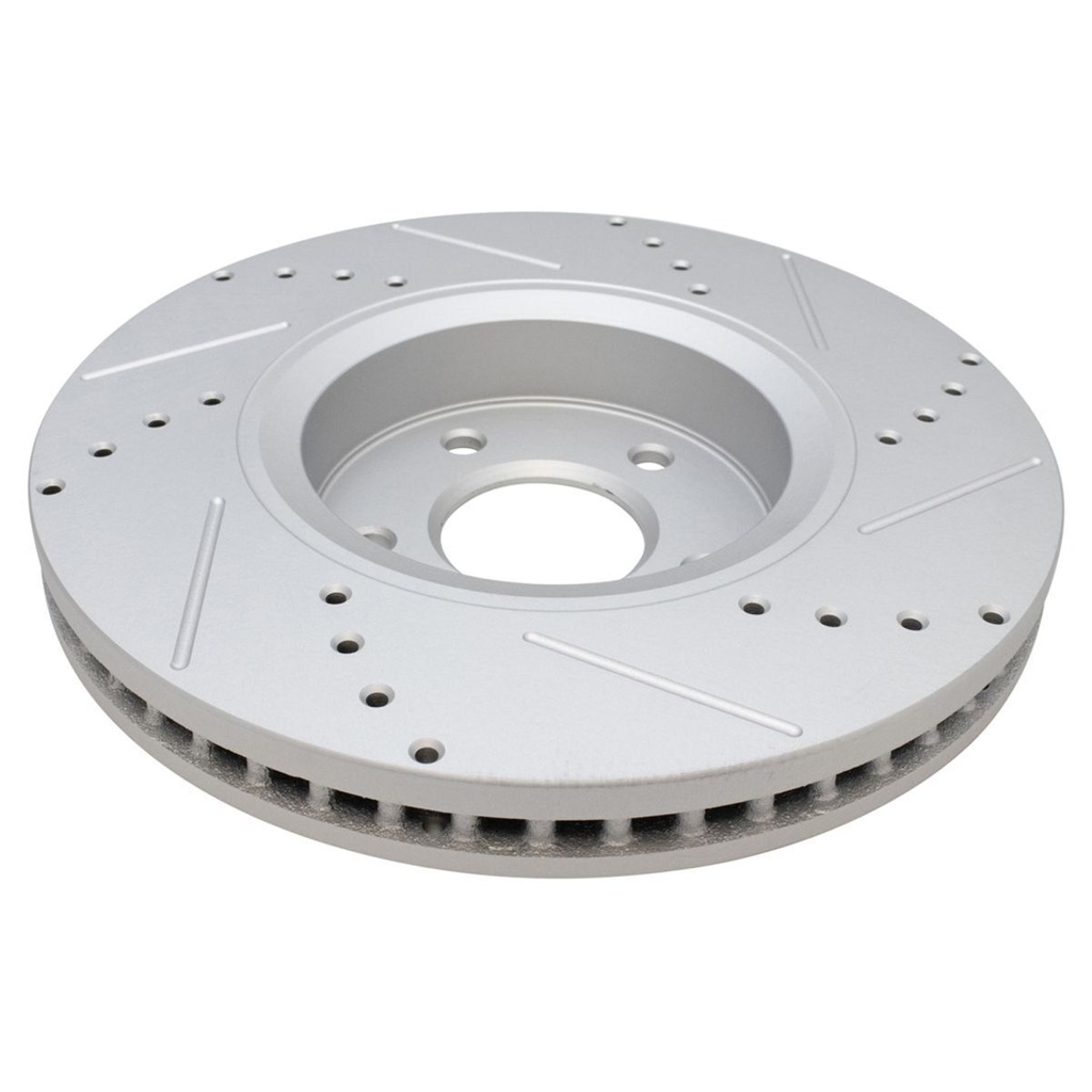 Ceramic freno Performan perforado ranurado revestido Rotors