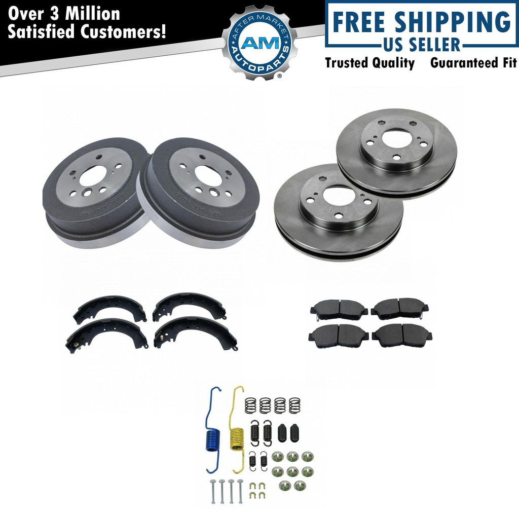 Disc freno Pad Rotor tambor zapata Hardware Toyota Camry