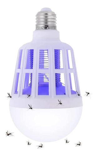 Foco Led Anti Insectos Mosco Mosquitos Luz Morada Iluminacio