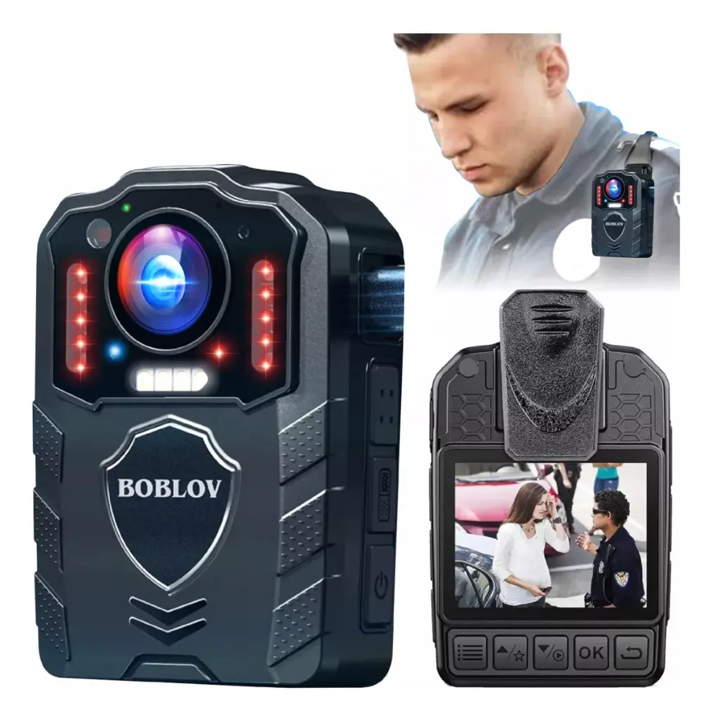  CÁMARA CORPORAL KJ25 1296P, VIDEOCÁMARA DE POLICÍA CON GRABACIÓN DE 13H, 3000MAH