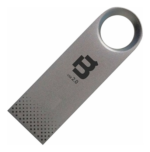 Memoria Flash 64gb Usb Plateada Metalica Resistente