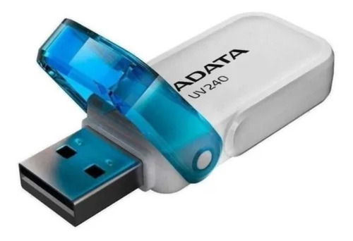 Memoria USB ADATA 32GB uv240 classic Blanca