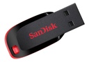 Memoria Usb 8gb Sandisk Cruzer Blade Usb 2.0 Negro/rojo