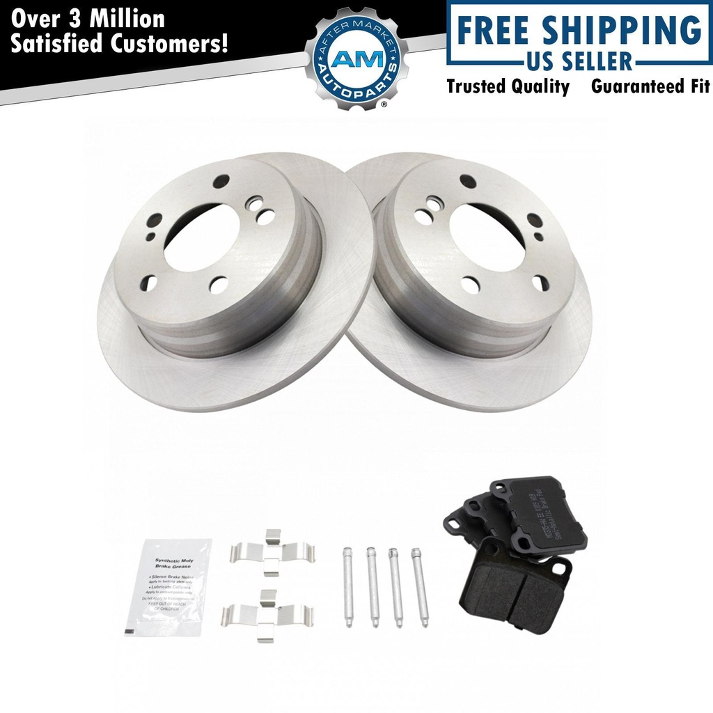 Metallic Disc freno Rotors Kit Mercedes 190E 260E 300D 300E