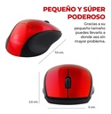 Mini Mouse Inalámbrico Óptico Laptop Pc Ergonómico Ligero