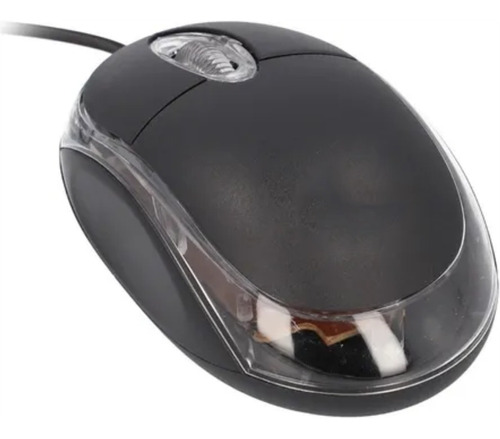Mouse Alambrico Optico 1200dpi Color Negro