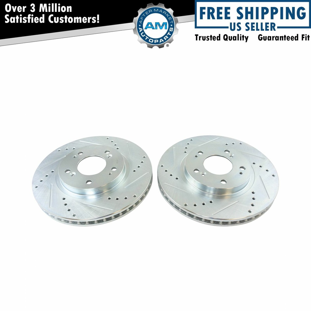 Performan Cross perforado Zinc revestido Rotor Kit Endeavor