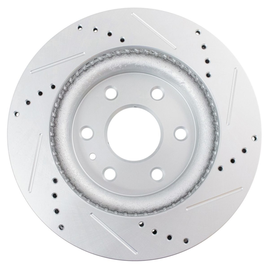 Performan Disc freno Rotor perforado ranurado G-revestido