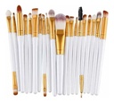 Brochas Maquillaje Profesional Set 20 Pzs. Corrector Sombras