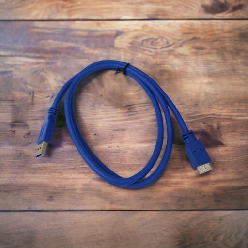 [1643] CABLE VORAGO CAB-119 AZUL USB-APPLE LIGHTNING 1 METRO AZUL BOLSA