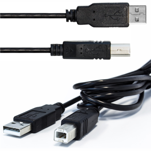 [2324] CABLE VORAGO PARA IMPRESORA USB/AB 2.0 1.5 MTS BOLSA CAB-104