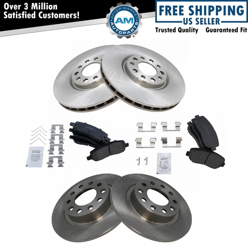 Premium Ceramic Disc freno Pad Rotor KitDodge Dart