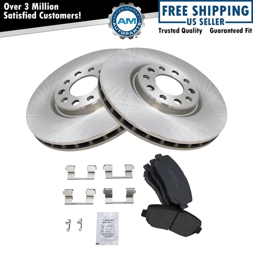 Premium Ceramic Disc freno Pads Rotor KitDodge Chrysler