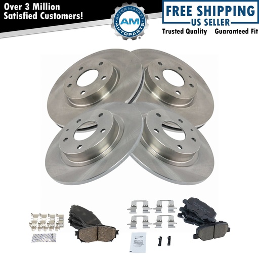 Premium Ceramic Disc freno Pads Rotors KitMazda 6