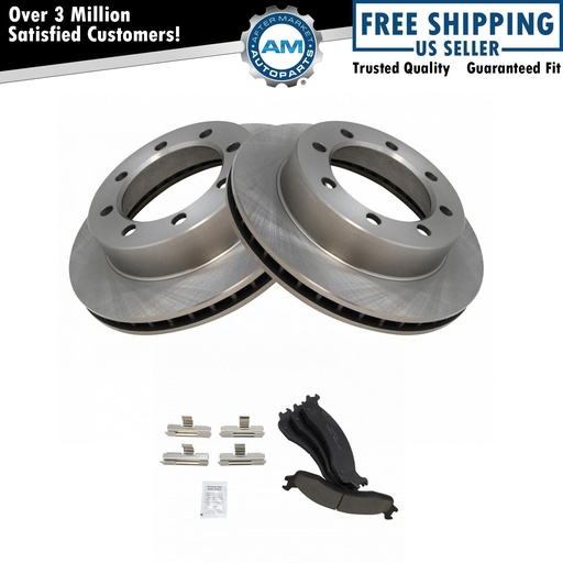 Premium Ceramic freno Pads Rotor Kit95-97 Ford F250 F350