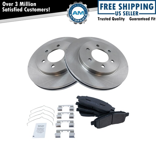 Premium Metallic freno Pad Rotor Kit 6 Lug Ford F150