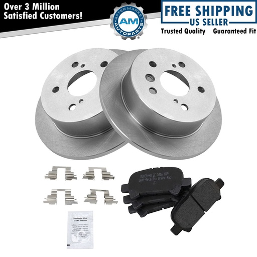 Premium Metallic freno Pad Rotors Set Toyota