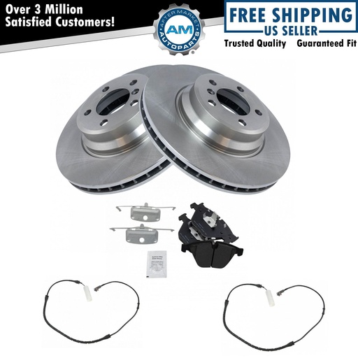 Semi Metallic Disc freno Pad Rotors Wear Sensors Kit BMW E65