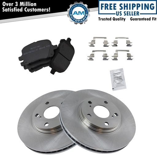 Semi Metallic freno Pad 2 Rotors Kit99-03 Lexus RX300