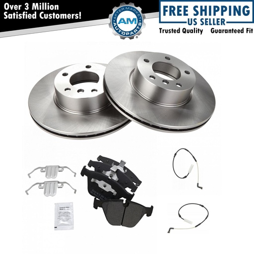 Semi Metallic freno Pads Rotors Sensors Kit BMW 328i E90 F30