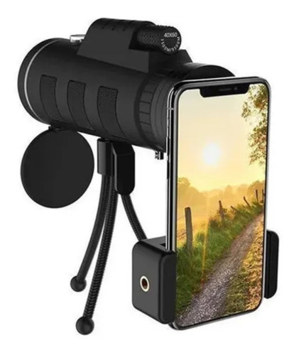 [1055] Telescopio Universal Y Trípode Para Lente Celular Zoom 40x 