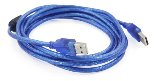 [1688] Cable Usb 2.0 Macho A Macho Para Disco Duro 3 Metros