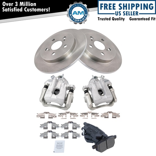 freno Calipers Ceramic Pads Rotors Fits 10-13 Toyota Prius