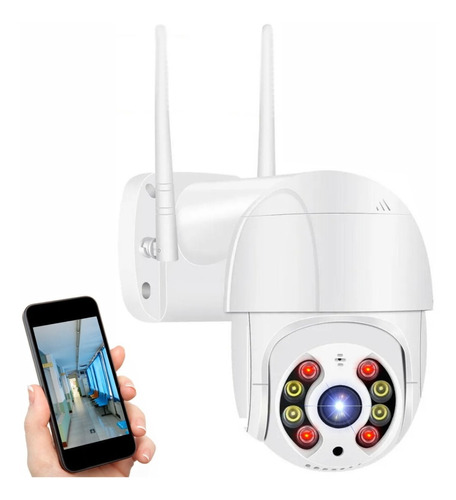 [675] Camara Domo Ip  Wifi Y Ethernet  Giratoria Y Autoseguimiento