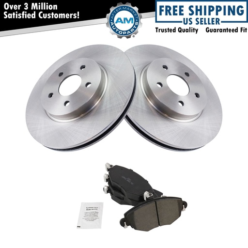 Ceramic Disc freno Pad 2 Rotors Kit Set02-08 Jaguar X-Type