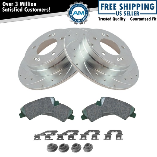 Ceramic Disc freno Pad Performan Rotor Hardware Hyundai Kia