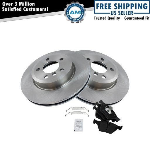 freno Pad Rotor Semi-Metallic Kit Set04-10 BMW X3 E83