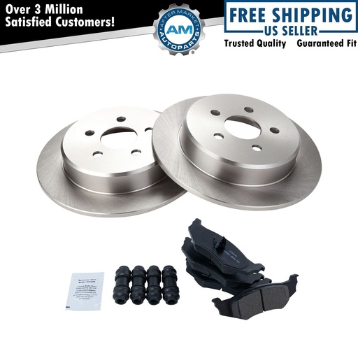 freno Pads Rotors Ceramic Set KitChrysler Dodge Plymouth