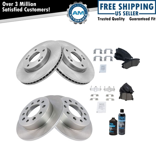 freno Rotor Ceramic Pad Kit w/ChemicalsHyundai Tiburon