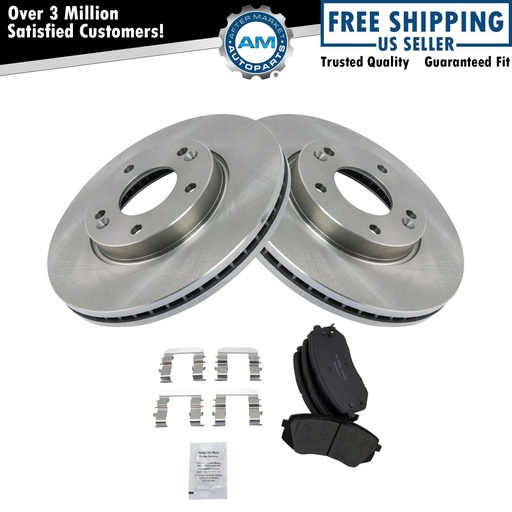 Ceramic Disc freno Pads 2 Rotors Left Right Set KitKia Rondo