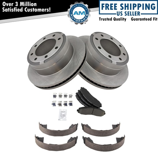 Ceramic freno Pad Rotor 13-16 Ford F-250 F-350 Super Duty