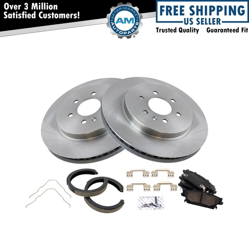 Ceramic freno Pad Rotor Kit Fits 2004-2009 Cadillac SRX