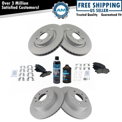 Ceramic freno Pad Rotor Kit w/ChemicalsNissan Rogue SUV